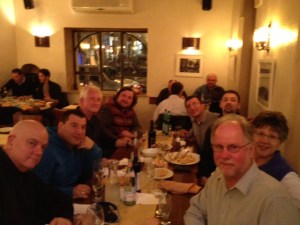 Jerusalem - Dinner with Oleg, Vasilly and Oren