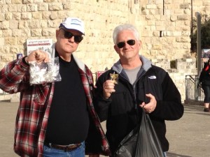 Rick Ives and Grant Edwards at Jaffa Gate